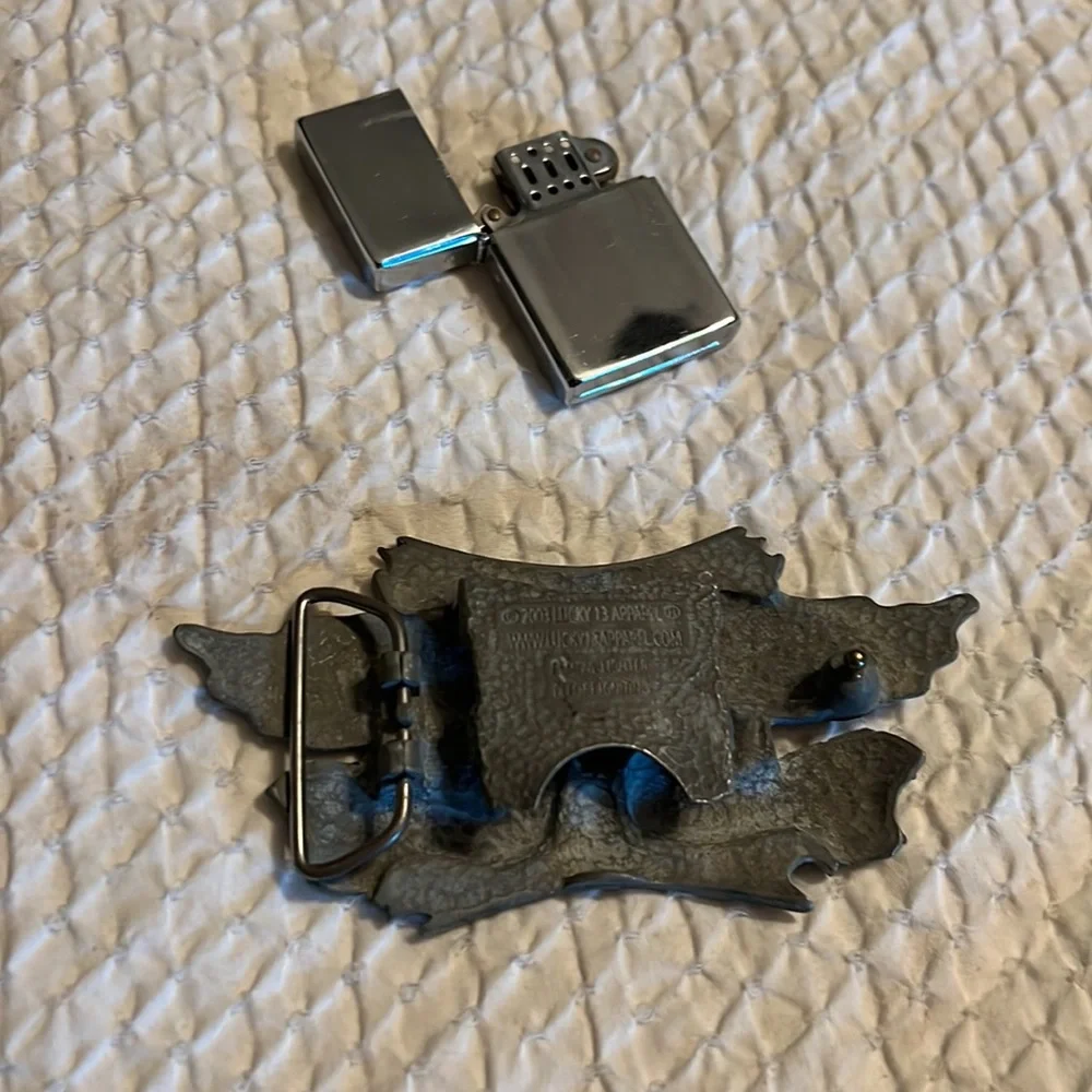 Lucky 13 Belt Buckle - Picture 3 of 5